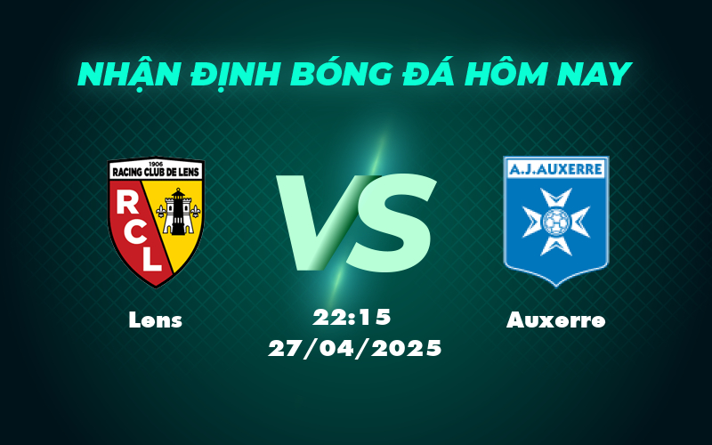 lens auxerre 27 04 ligue 1