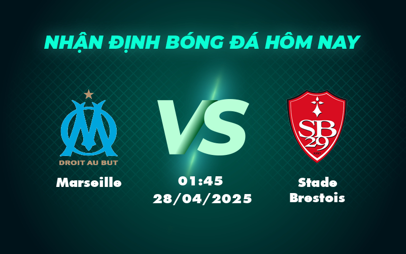 marseille stade brestois 28 04 ligue 1