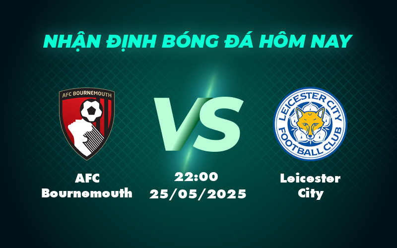 afc bournemouth leicester city 25 05 ngoai hang anh
